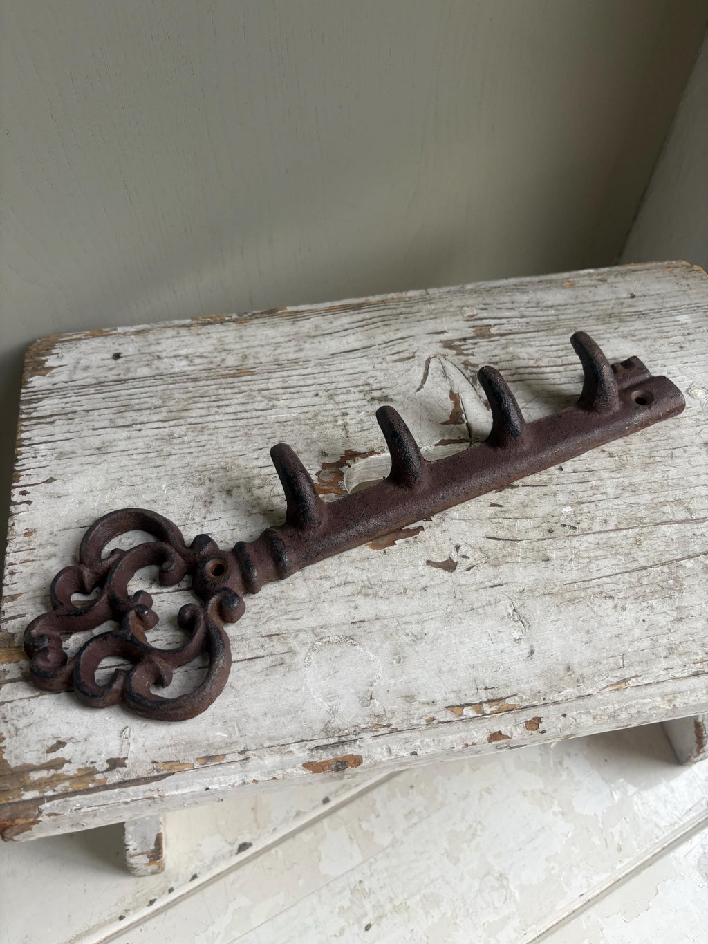 Old Cast Iron Key Holder/Hooks