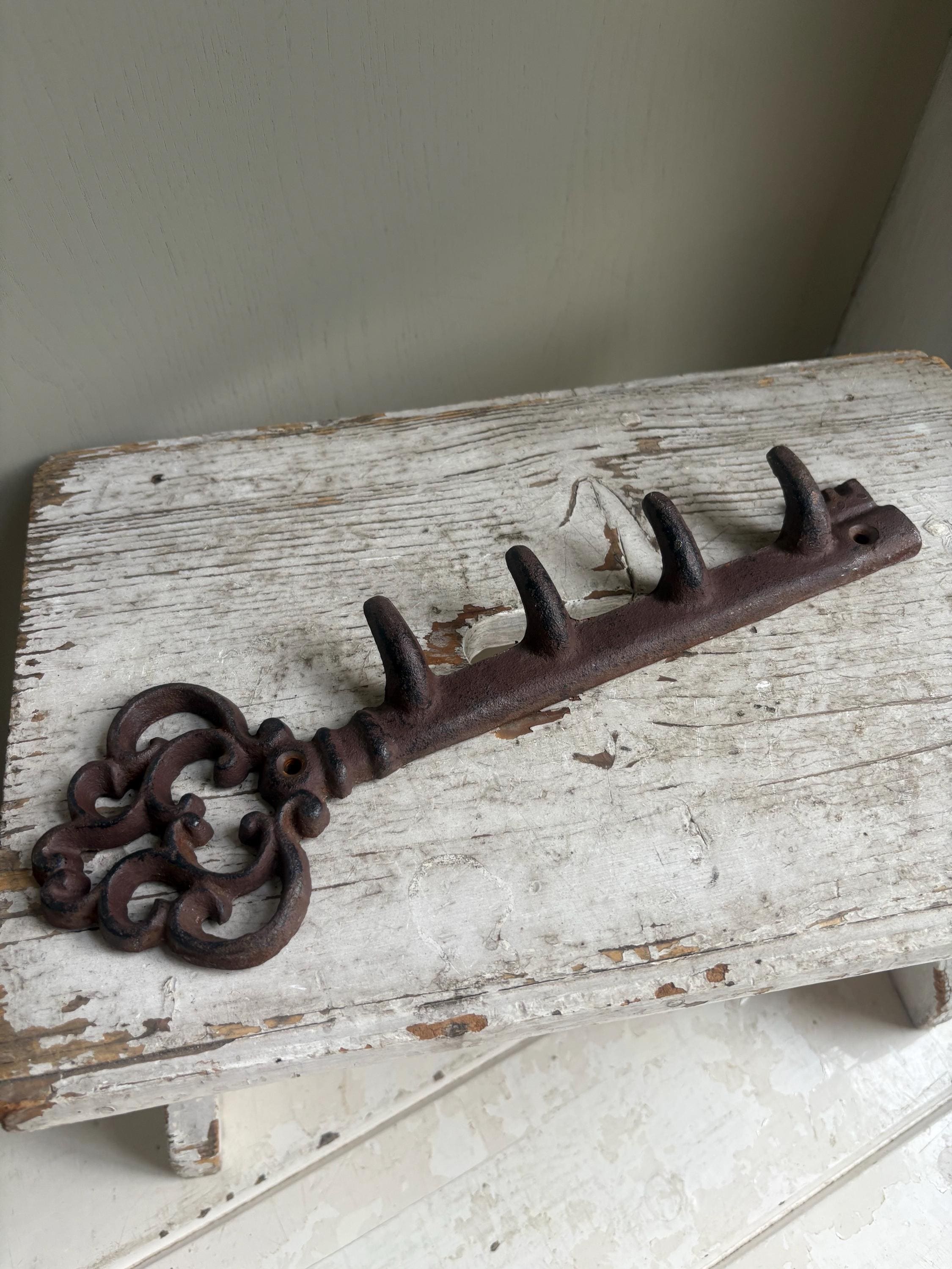 Old Cast Iron Key Holder/Hooks