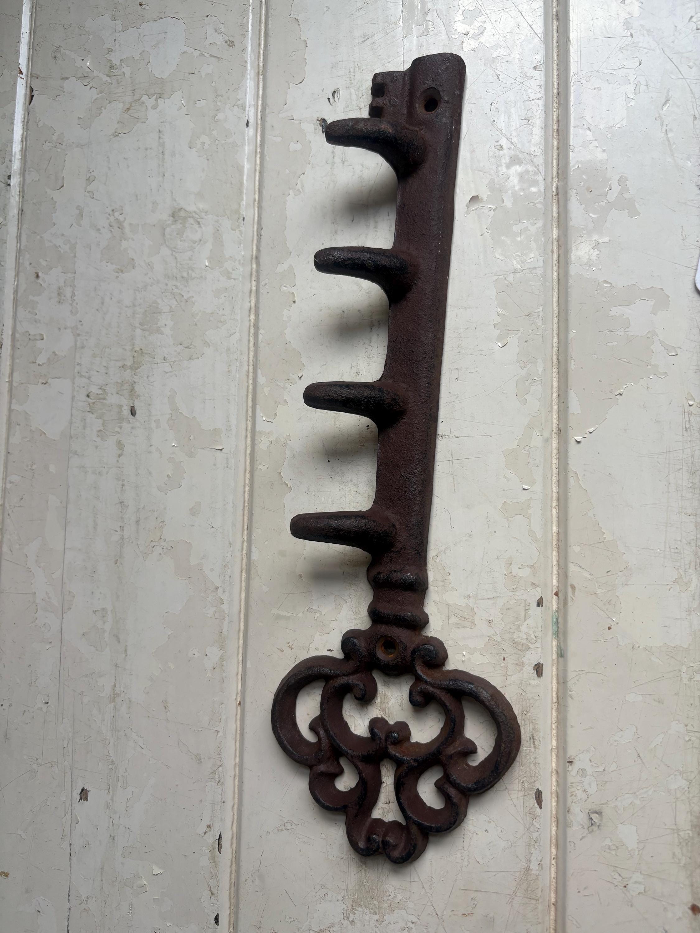 Old Cast Iron Key Holder/Hooks