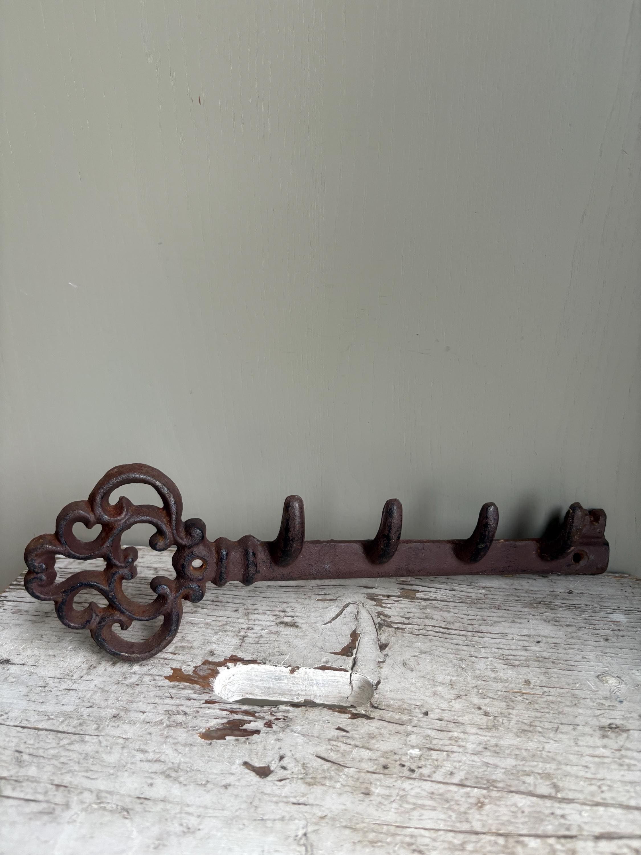 Old Cast Iron Key Holder/Hooks