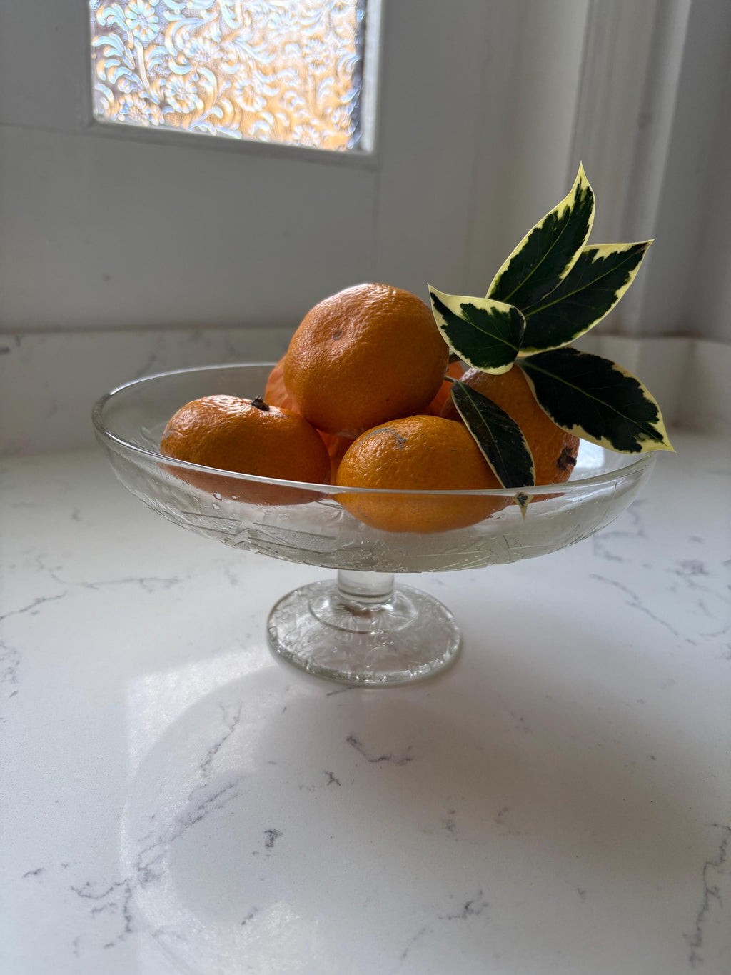 Vintage Glass Cake Stand