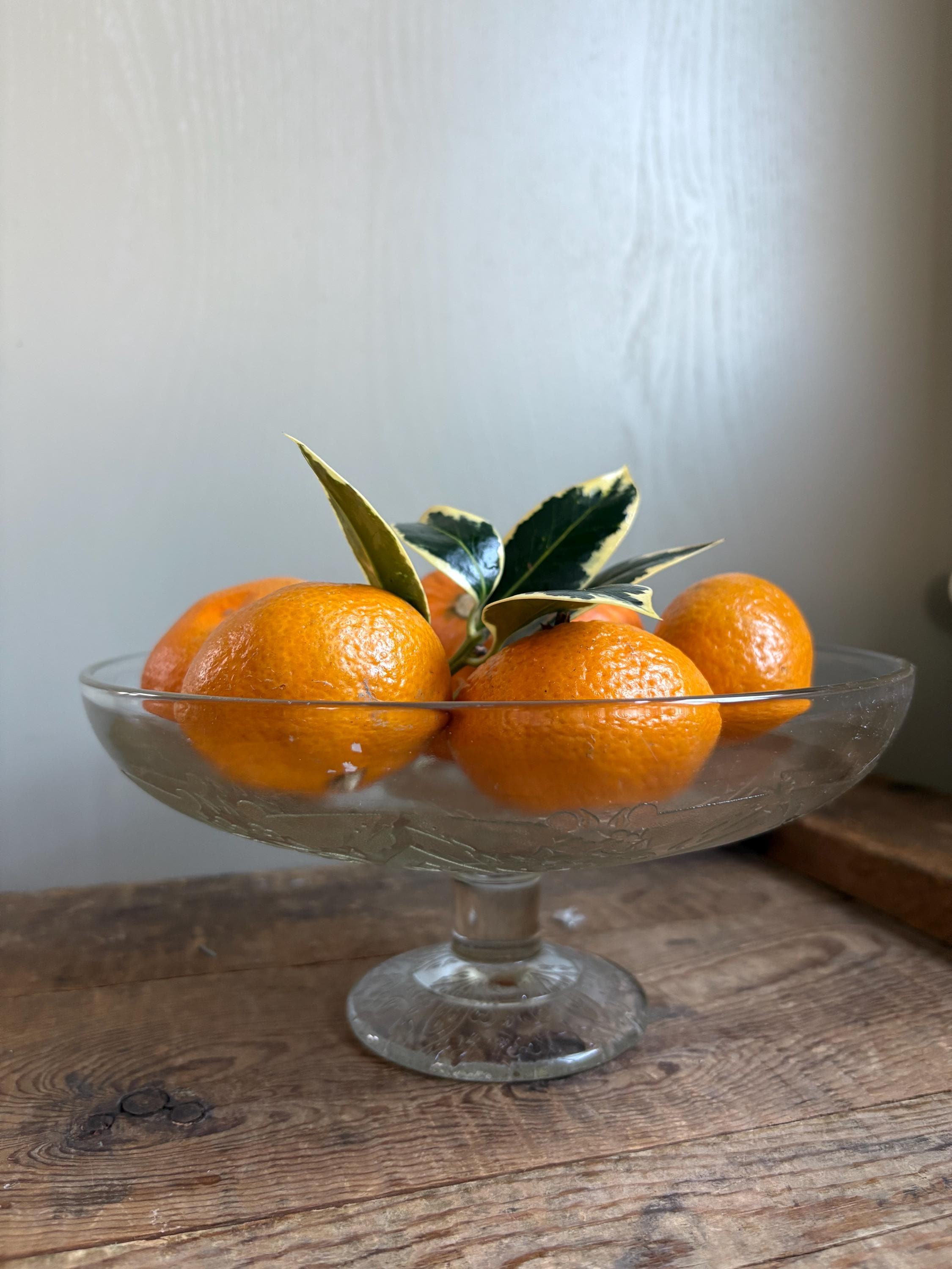 Vintage Glass Cake Stand