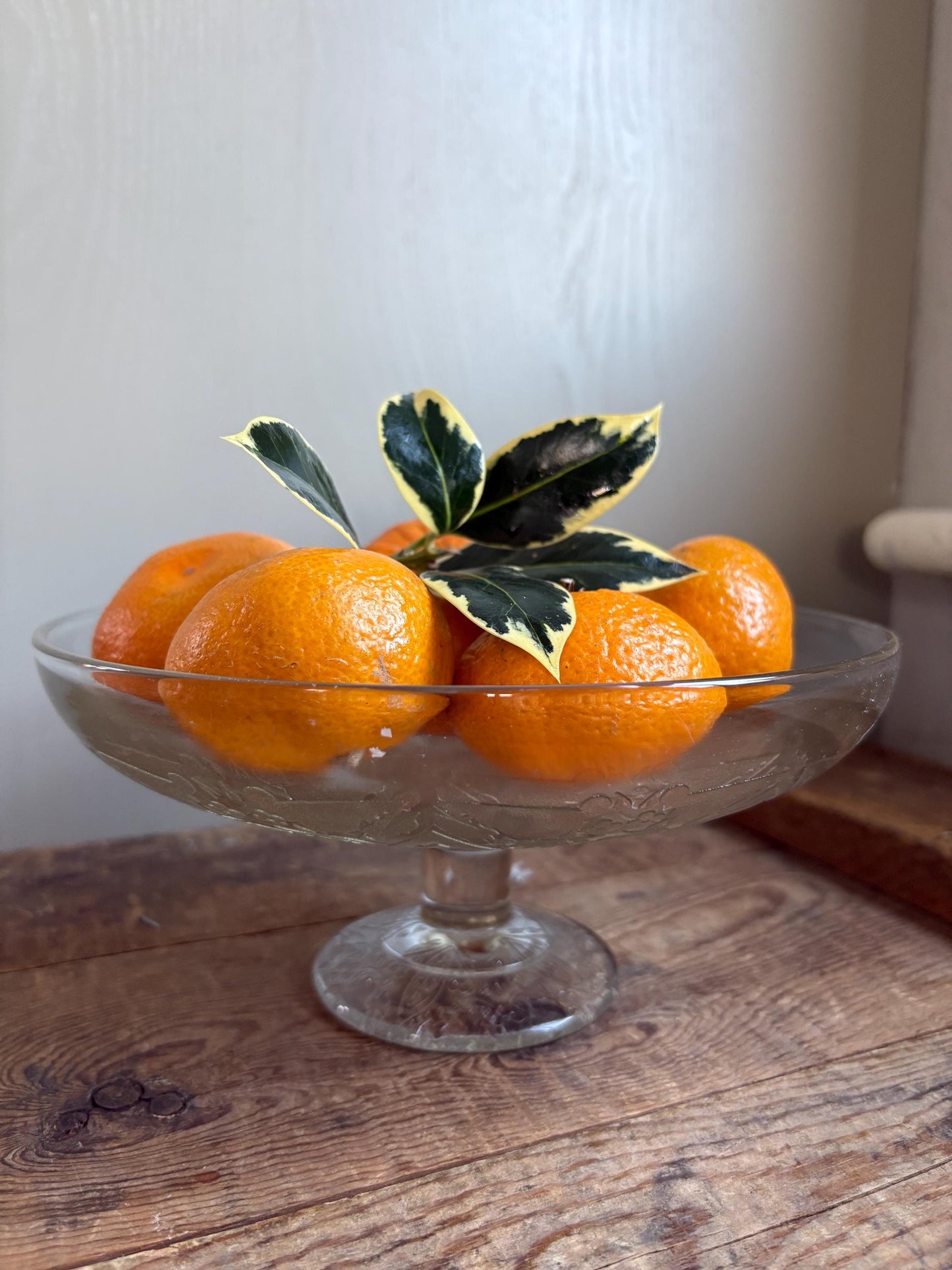 Vintage Glass Cake Stand