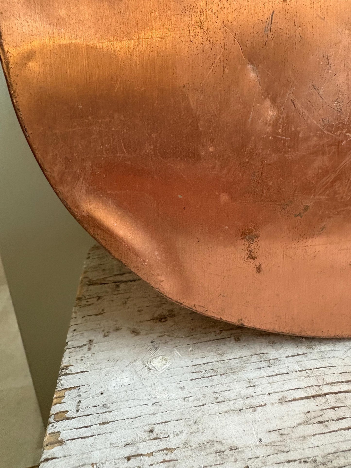 Large Oval Copper Planter
