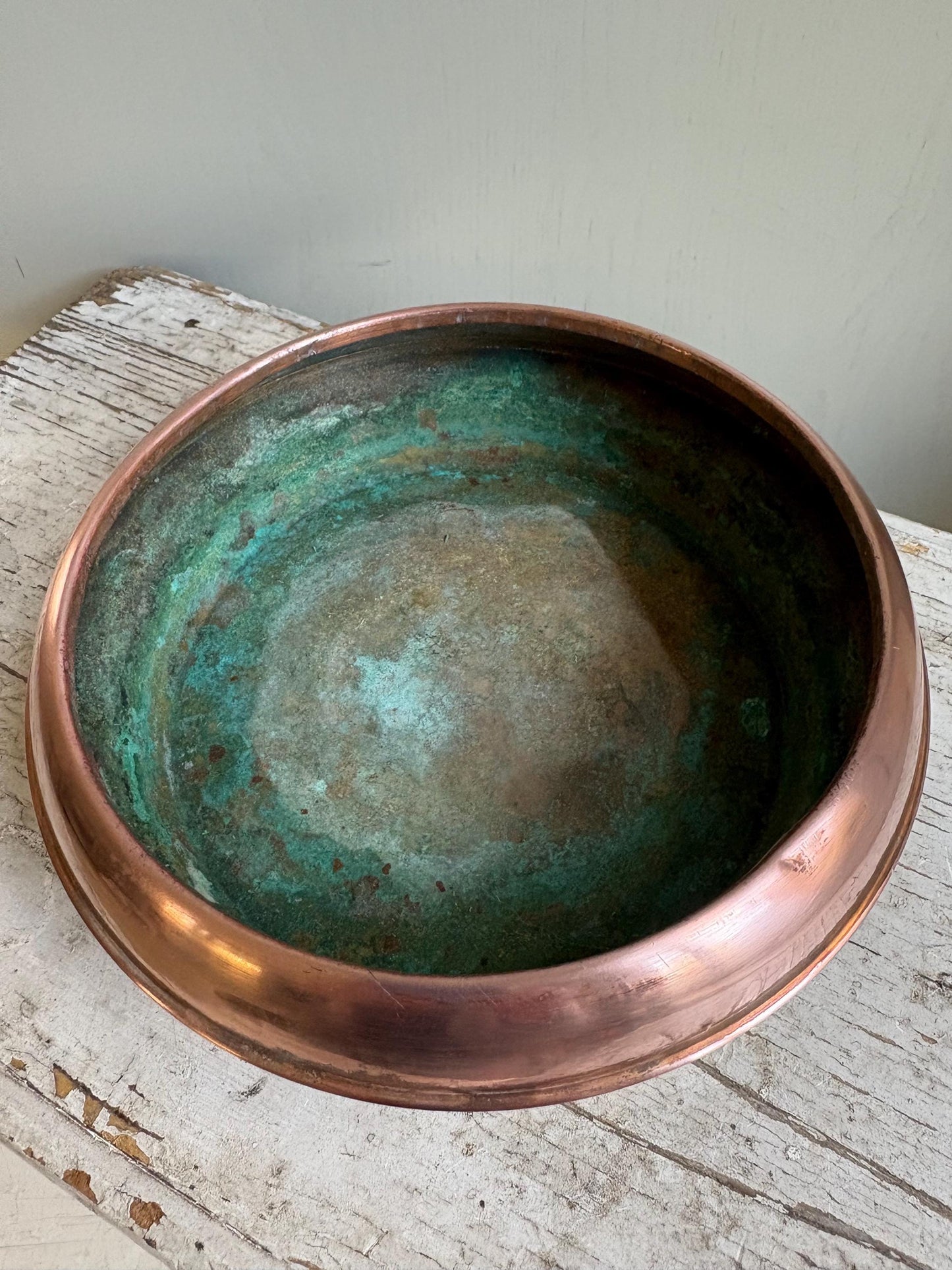Copper and Brass Planter
