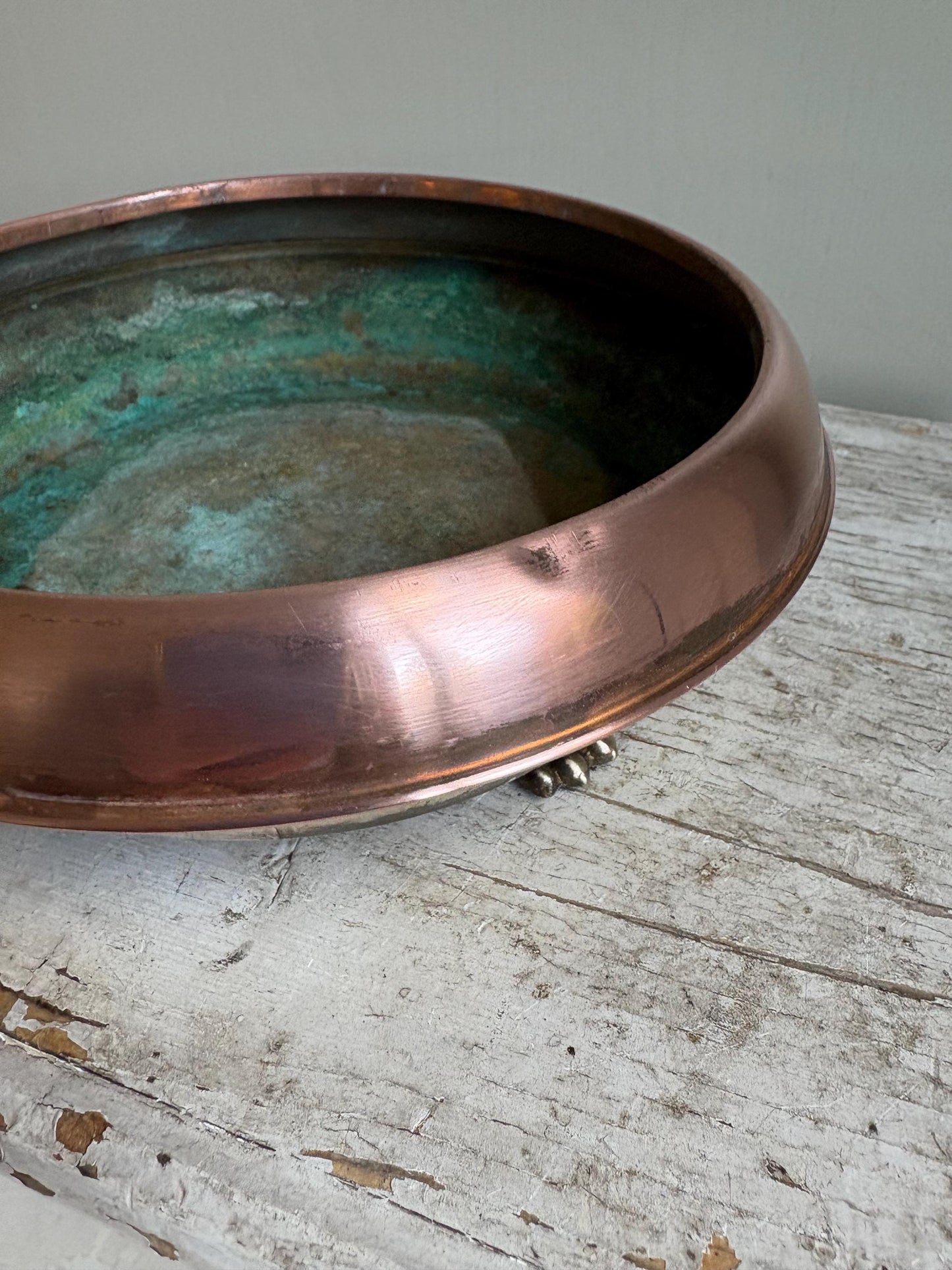 Copper and Brass Planter