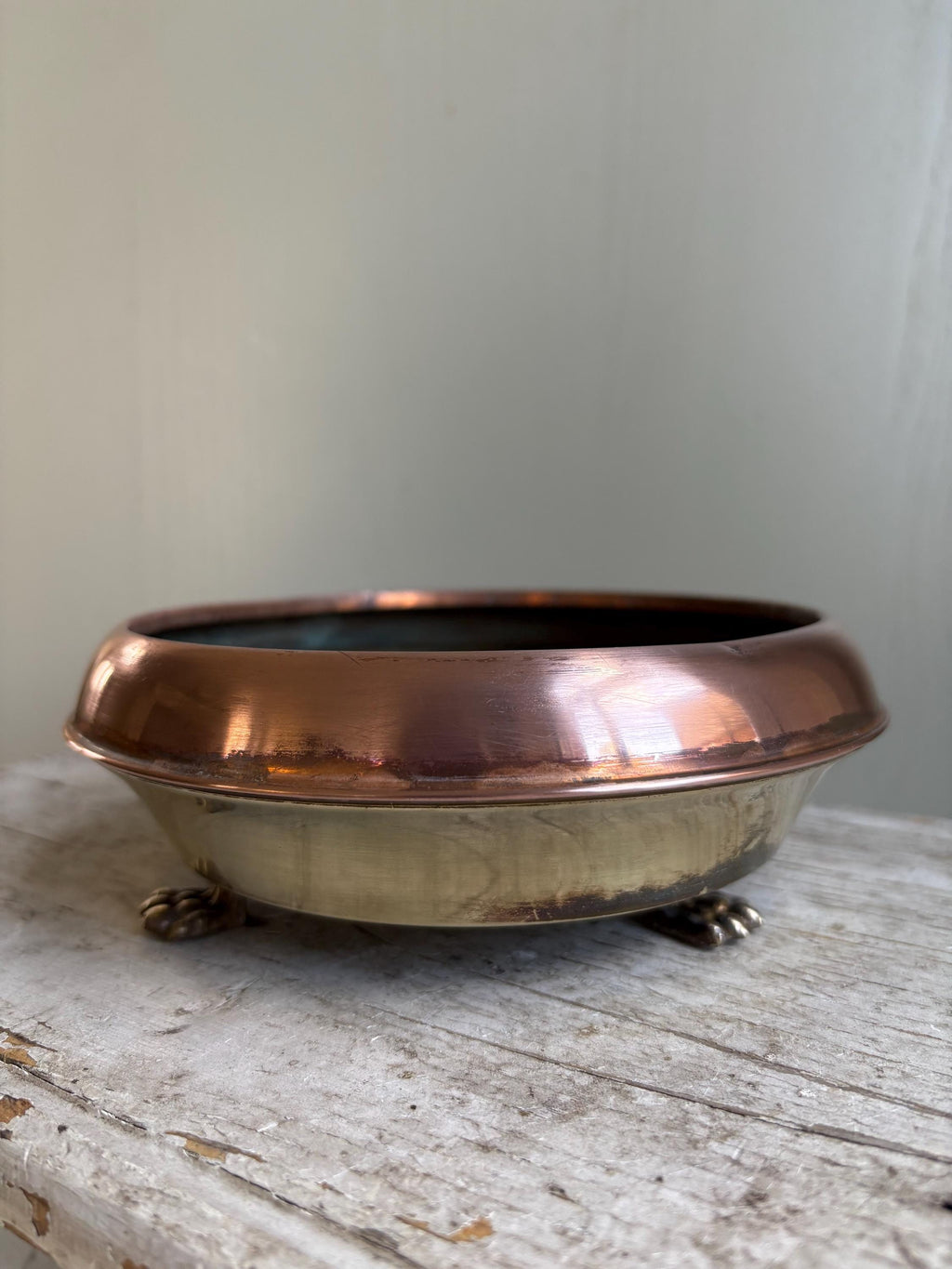 Copper and Brass Planter