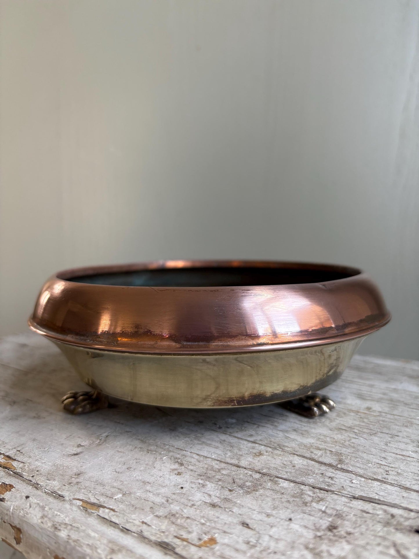 Copper and Brass Planter