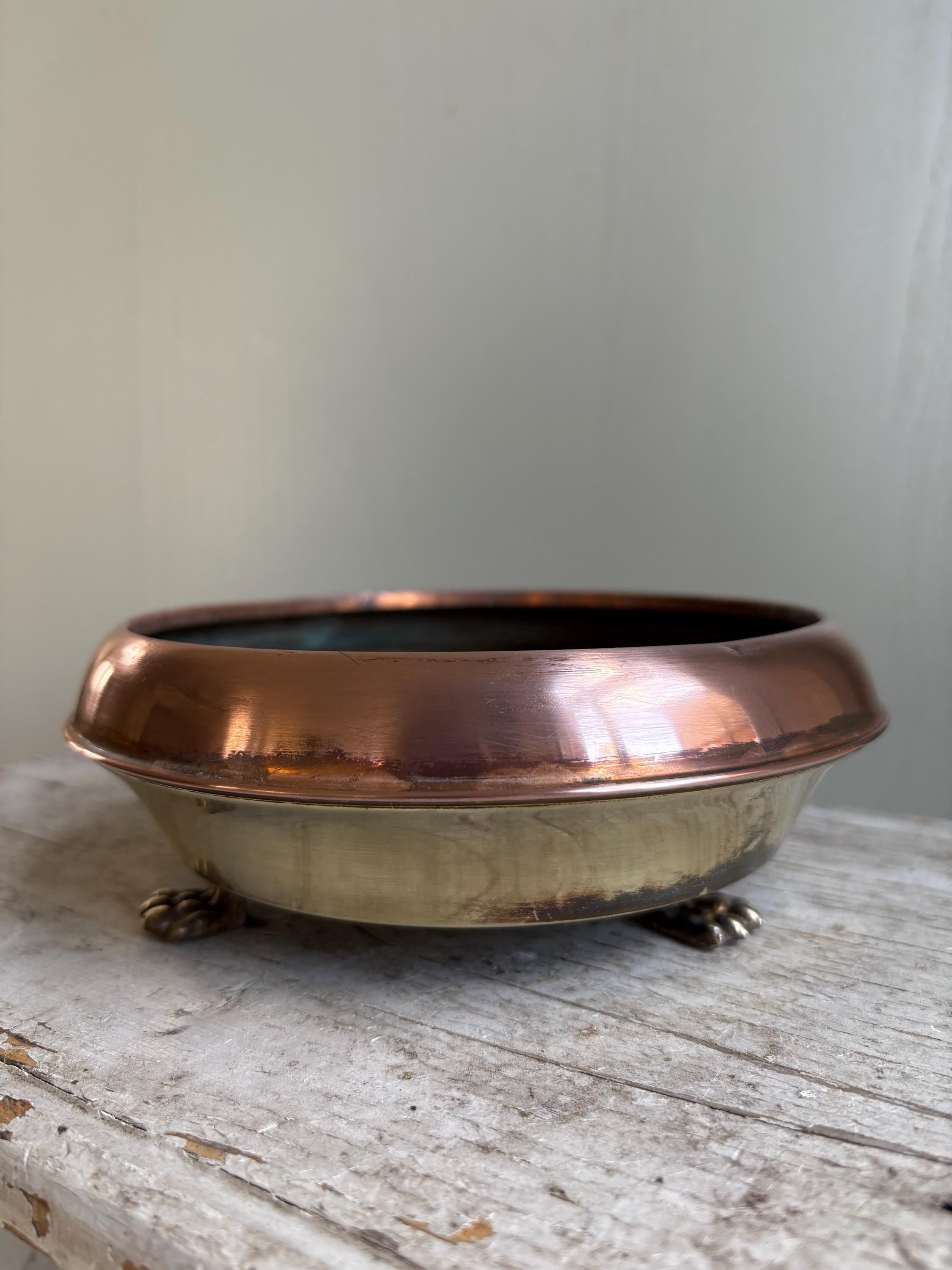 Copper and Brass Planter