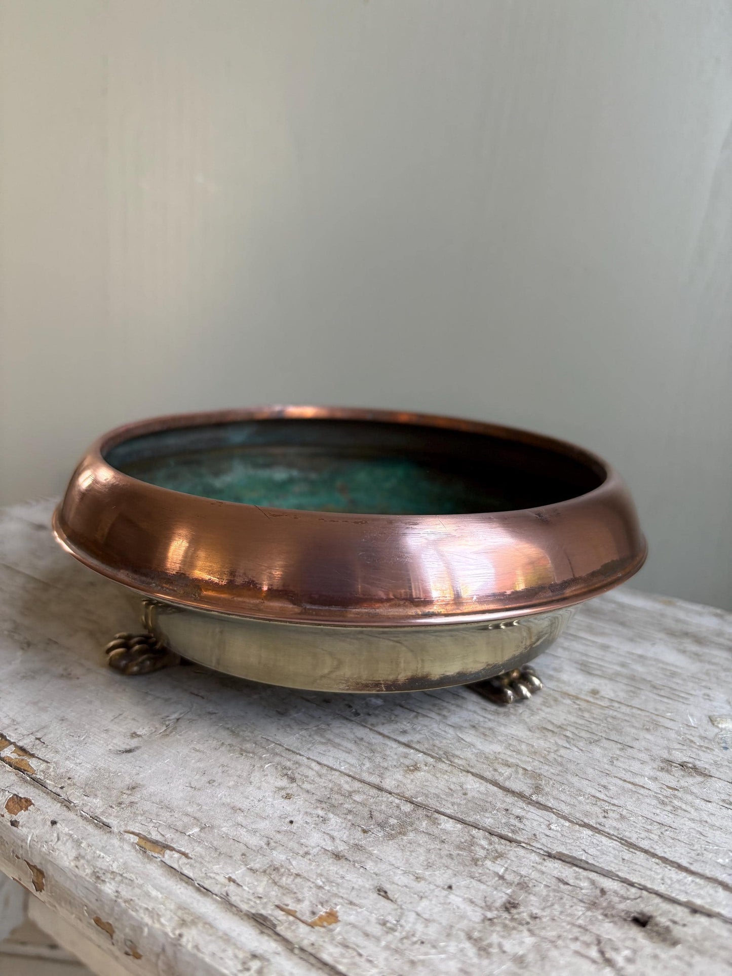 Copper and Brass Planter