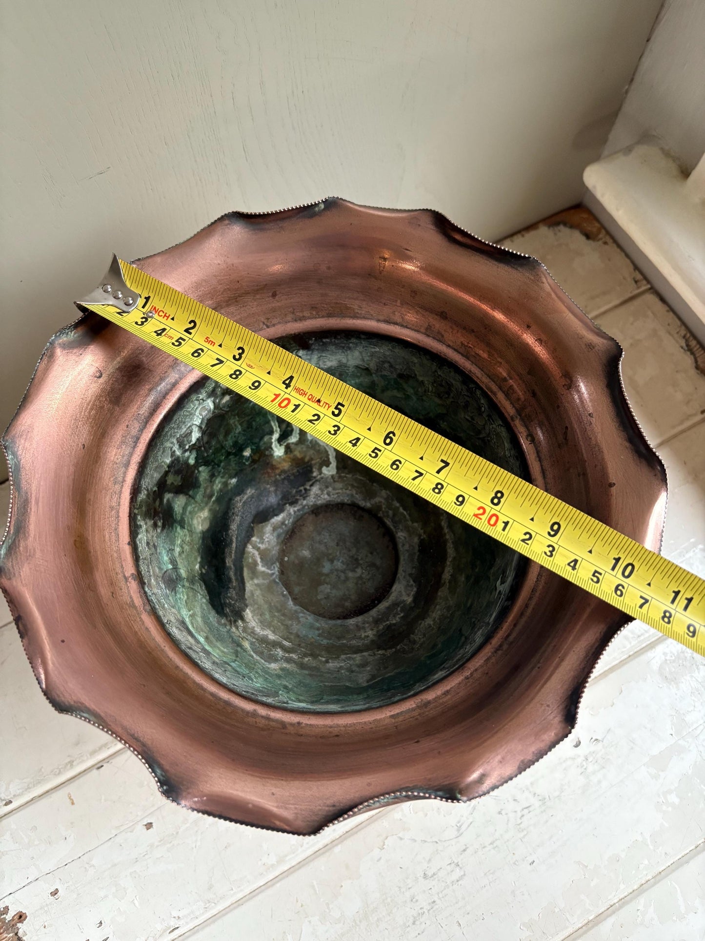 Arts and Crafts Copper Jardinere, Art Deco Planter