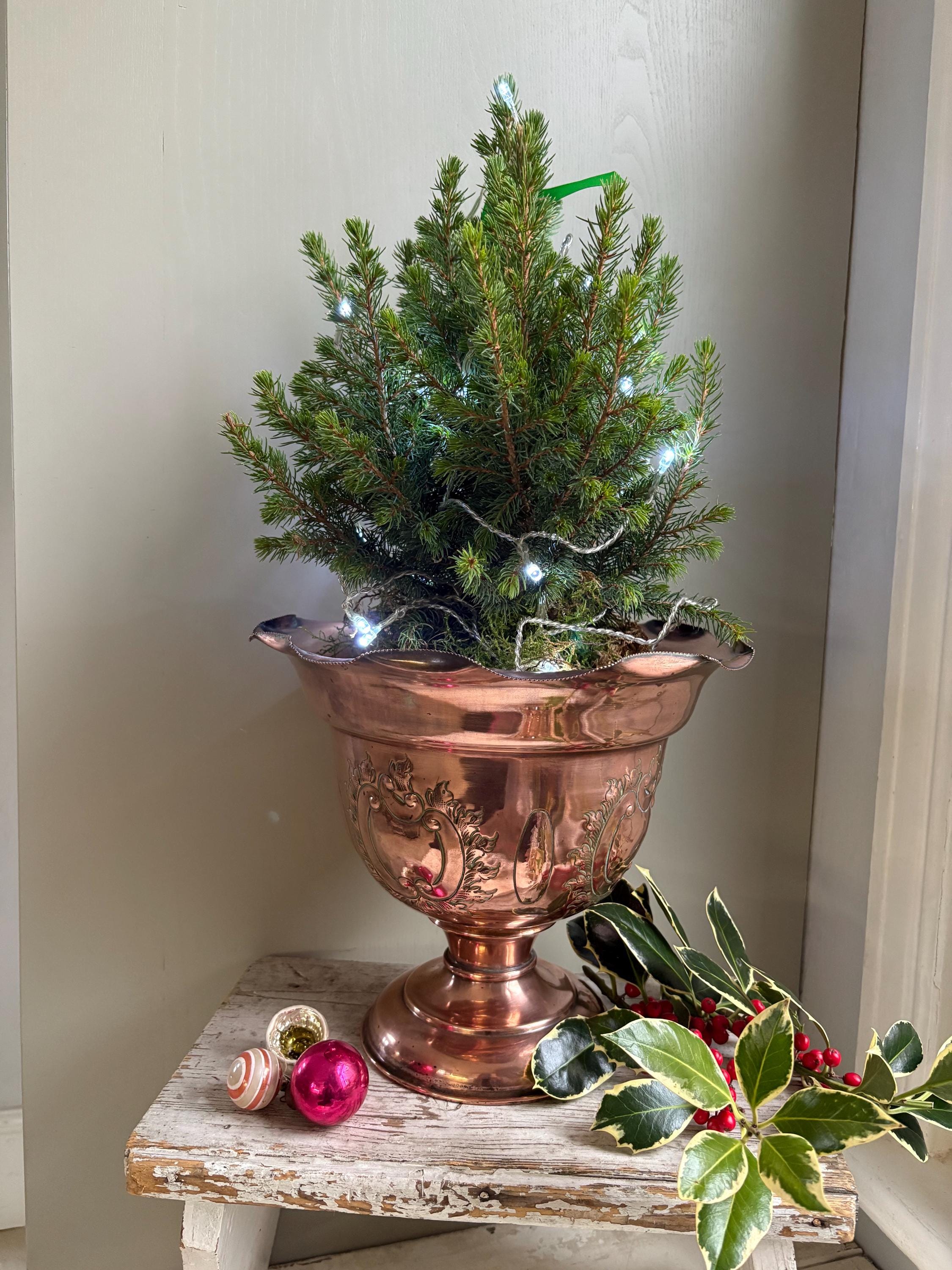 Arts and Crafts Copper Jardinere, Art Deco Planter