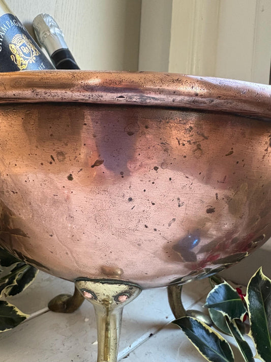 Old Copper Champagne Cooler, Wine Cooler