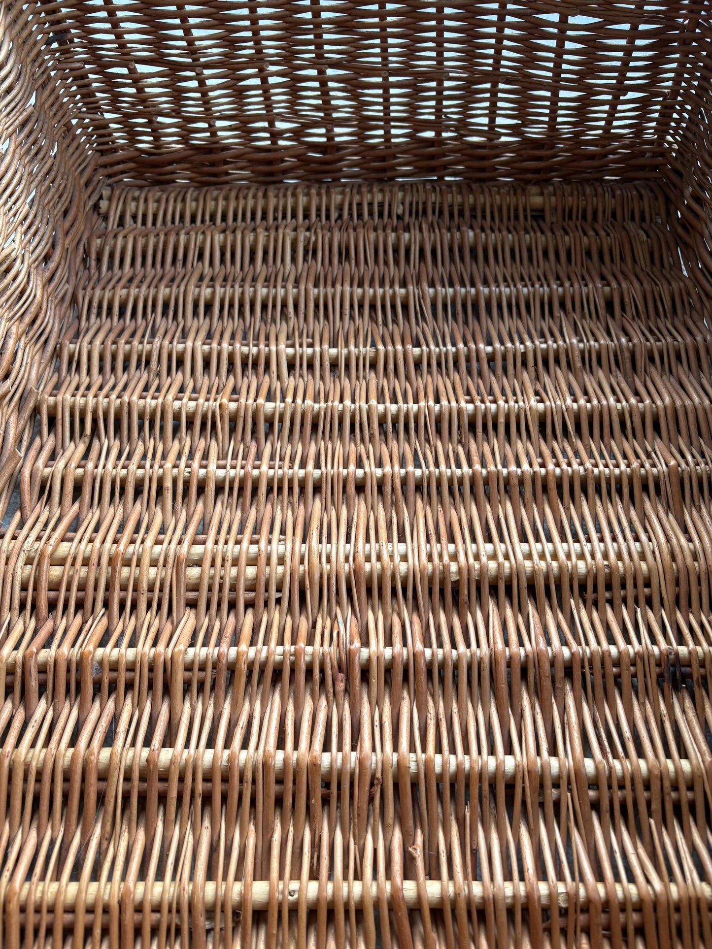 Huge Wicker Basket, Shop Display, Sandwich Round Basket.
