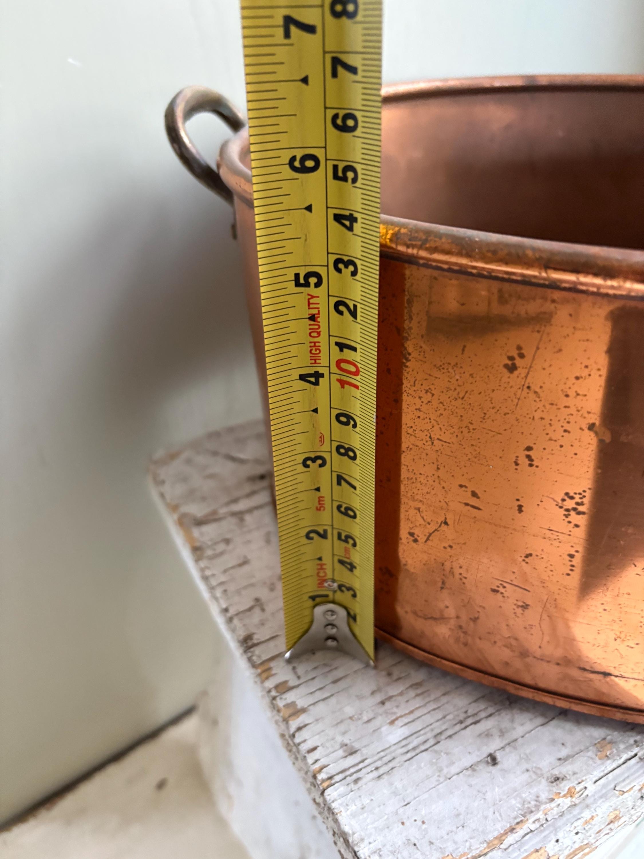 Large Oval Copper Planter