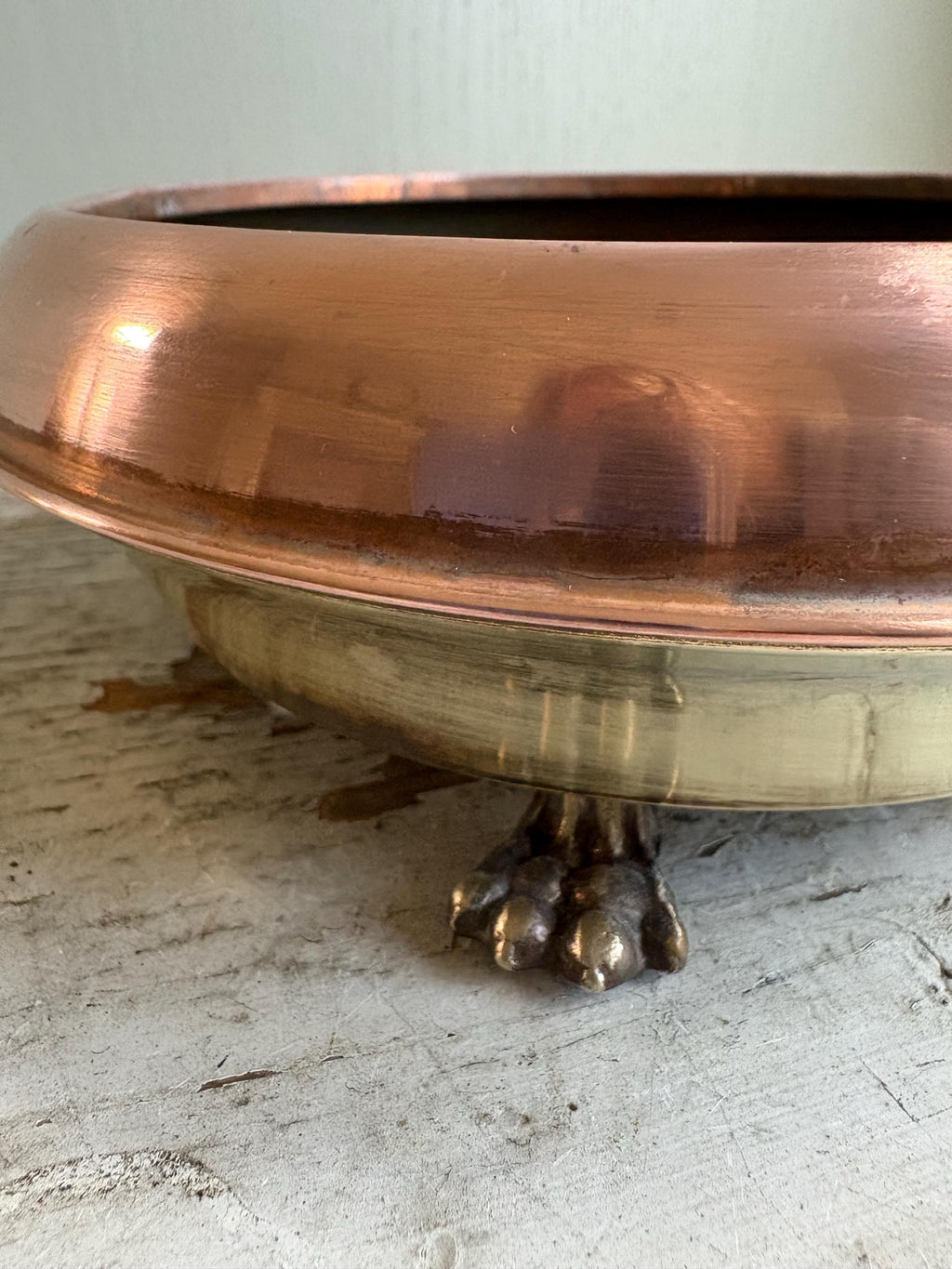 Copper and Brass Planter