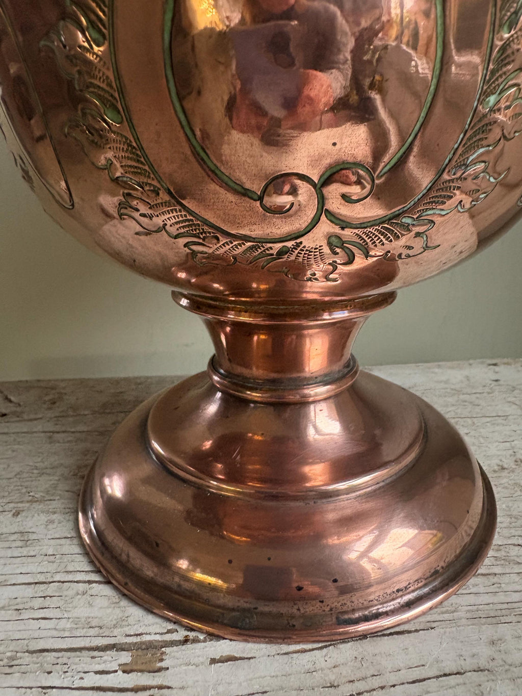 Arts and Crafts Copper Jardinere, Art Deco Planter
