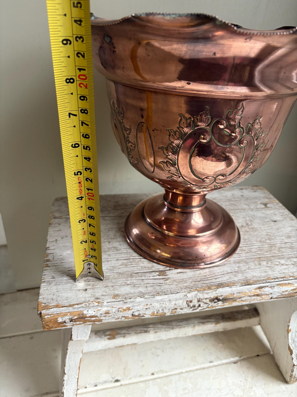 Arts and Crafts Copper Jardinere, Art Deco Planter