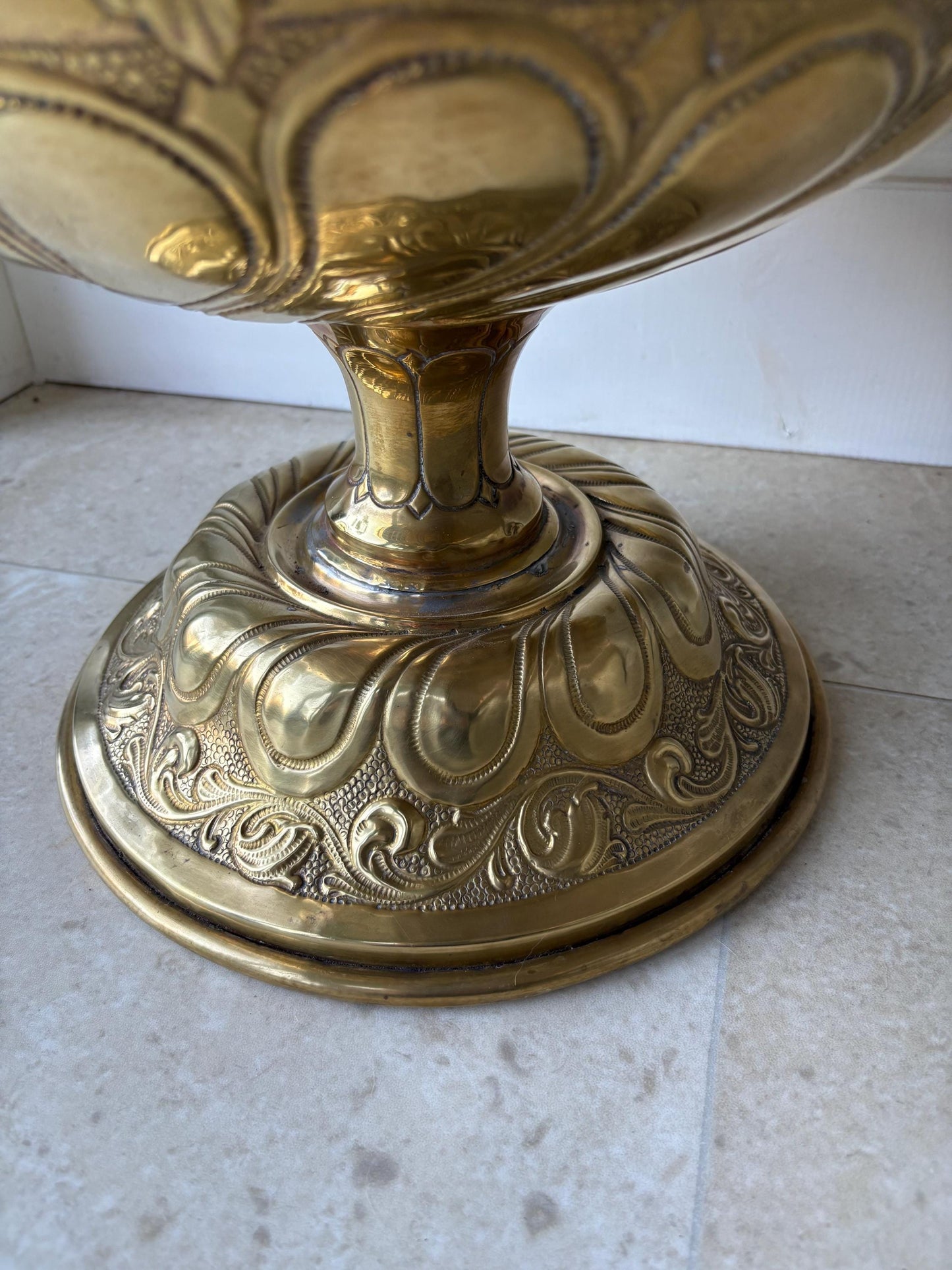 Brass Jardiniere, Antique Planter, Home Decor