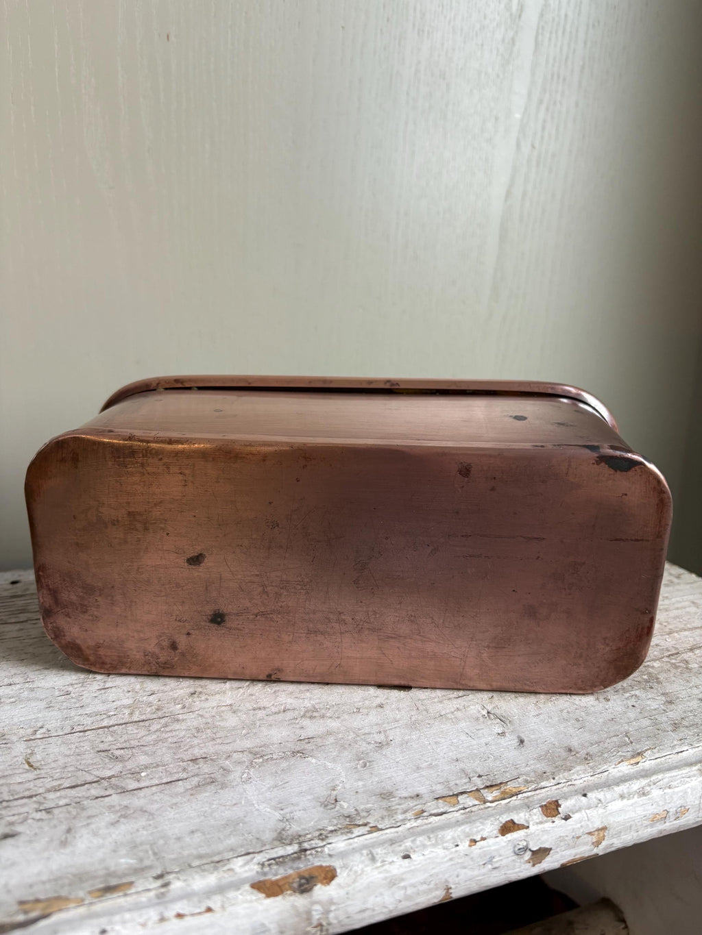 Small Vintage Copper Trough, Windowsill Planter, Kitchenalia