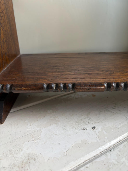 Art Deco Book Trough, Vintage Book Stand, Book Shelf.
