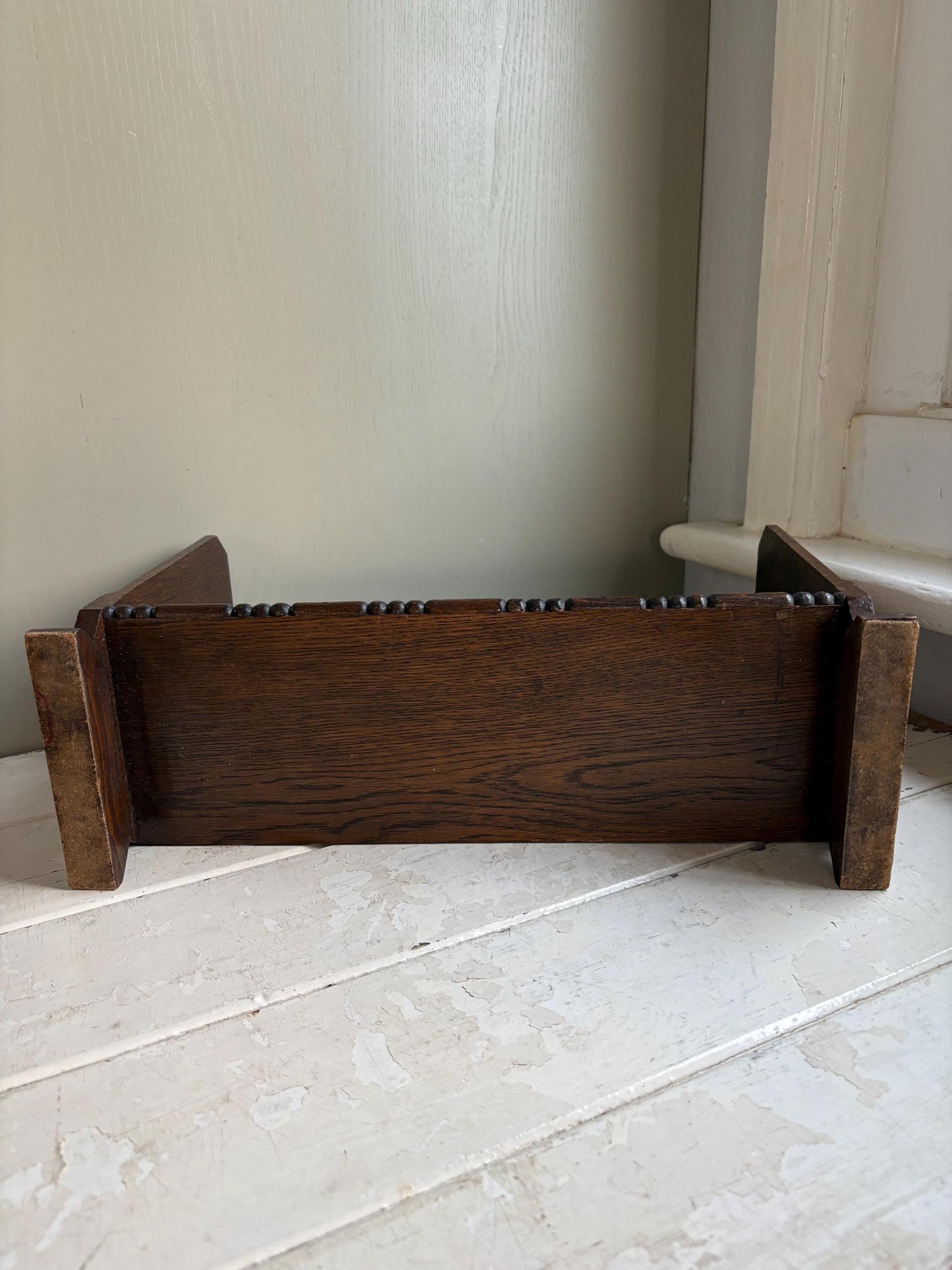 Art Deco Book Trough, Vintage Book Stand, Book Shelf.