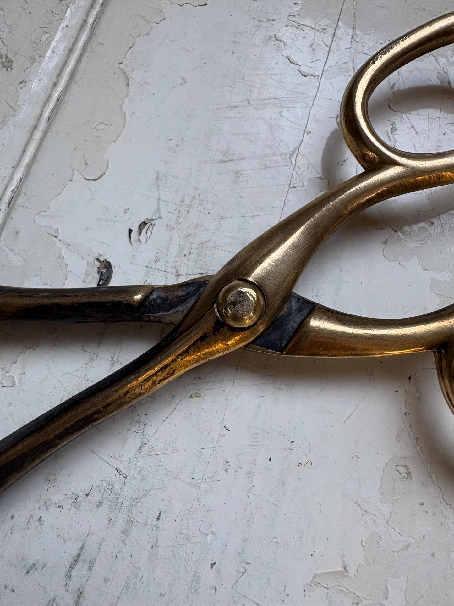 Vintage Coal Tongs, Coal Scissors, Fire side accessories