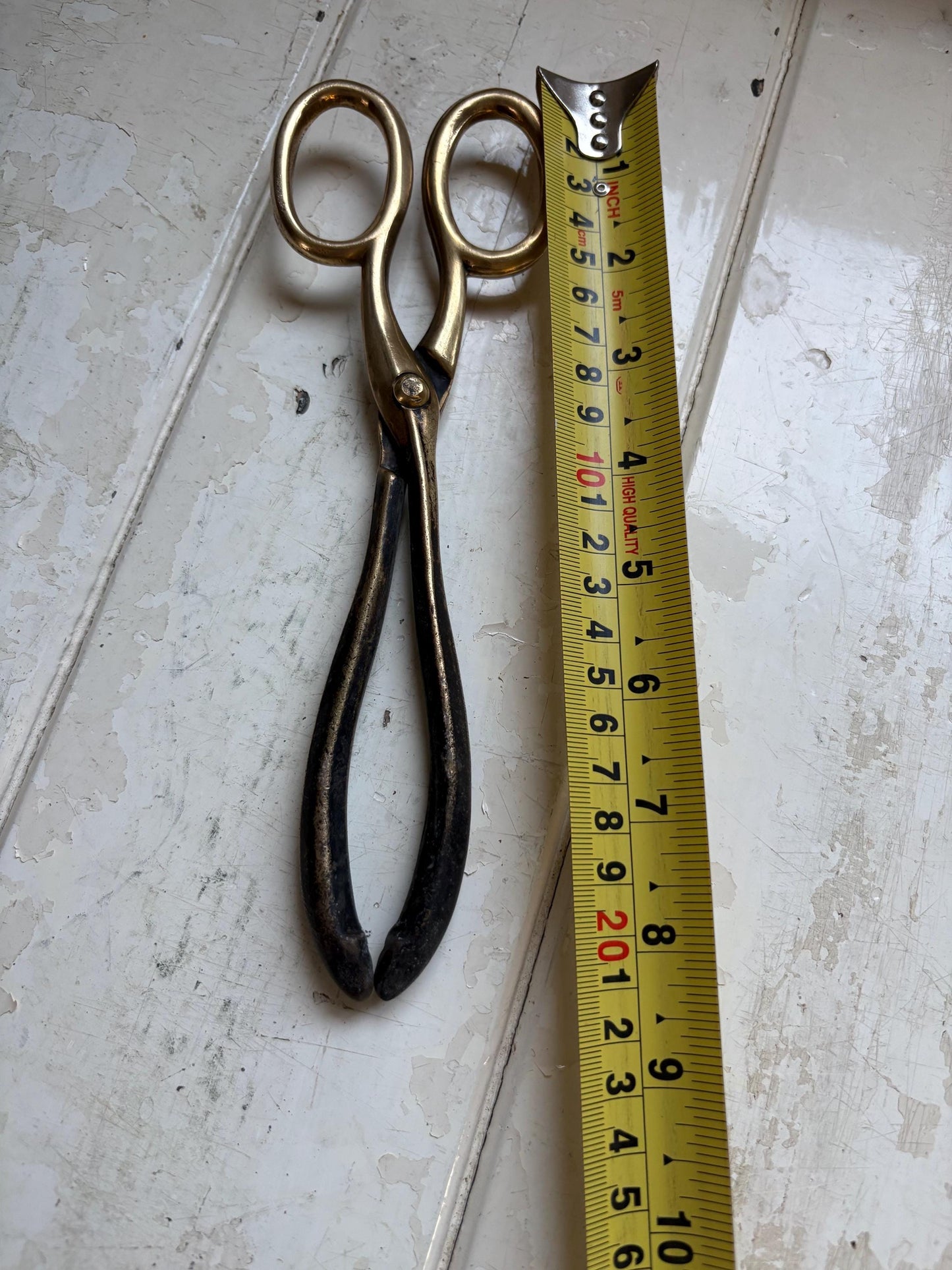 Vintage Coal Tongs, Coal Scissors, Fire side accessories