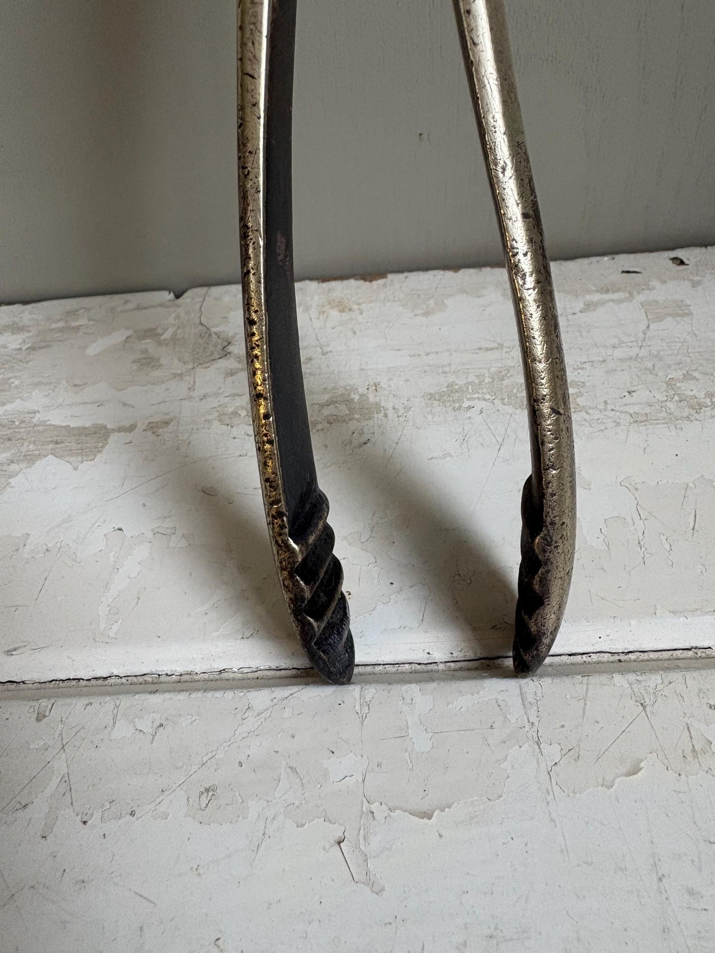 Brass Coal Tongs, Coal Scissors, Fireplace Accessories