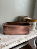 Small Vintage Copper Trough, Windowsill Planter, Kitchenalia