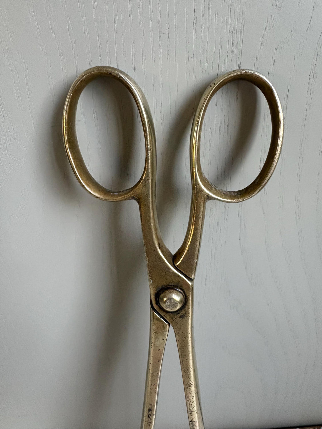 Brass Coal Tongs, Coal Scissors, Fireplace Accessories