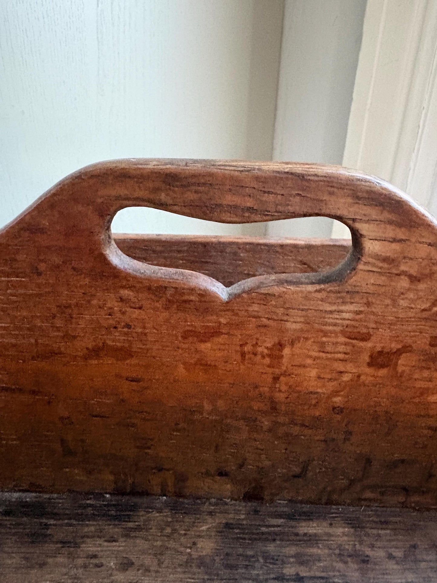 Antique Wooden Cutlery tray, Housemaids Trug,Wooden Trug.