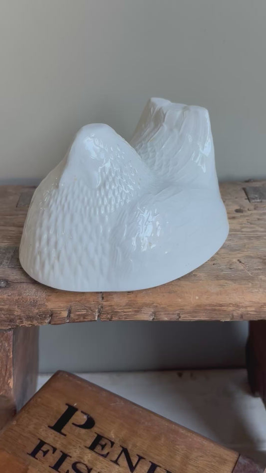 Antique Chicken Jelly Mould